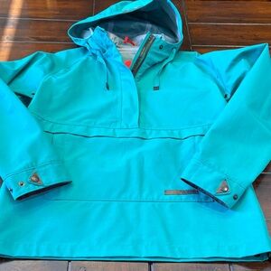 Canada Goose Teal Anorak Hooded Rain Pullover